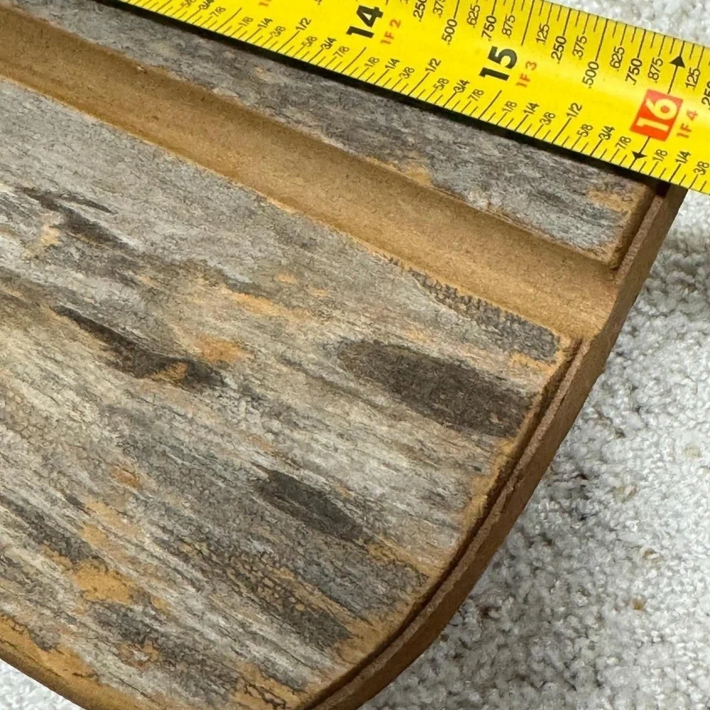 Rustic Reclaimed Barn Wood Floating Wall Shelf 16 Inch Picture Ledge Farmhouse